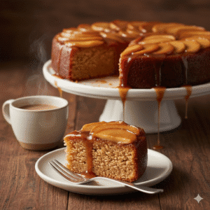 Sliced Cake Showing Interior